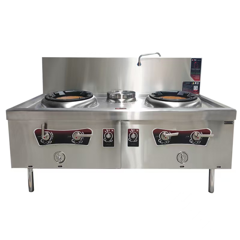 三眼鼓风灶（风气流动式）